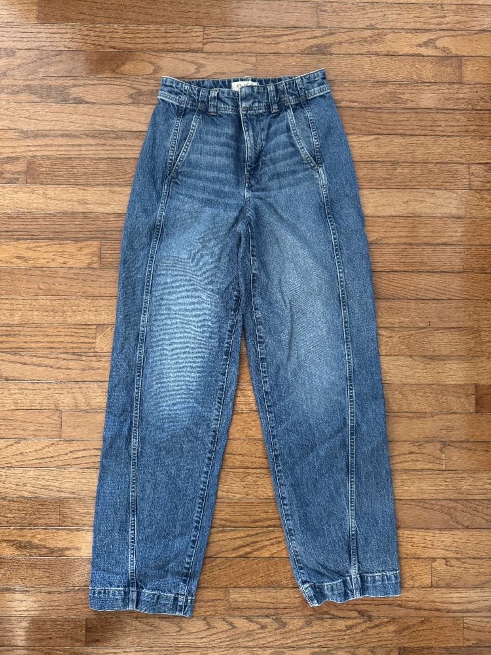 Madewell Tapered Denim Jean Trousers, Size 26